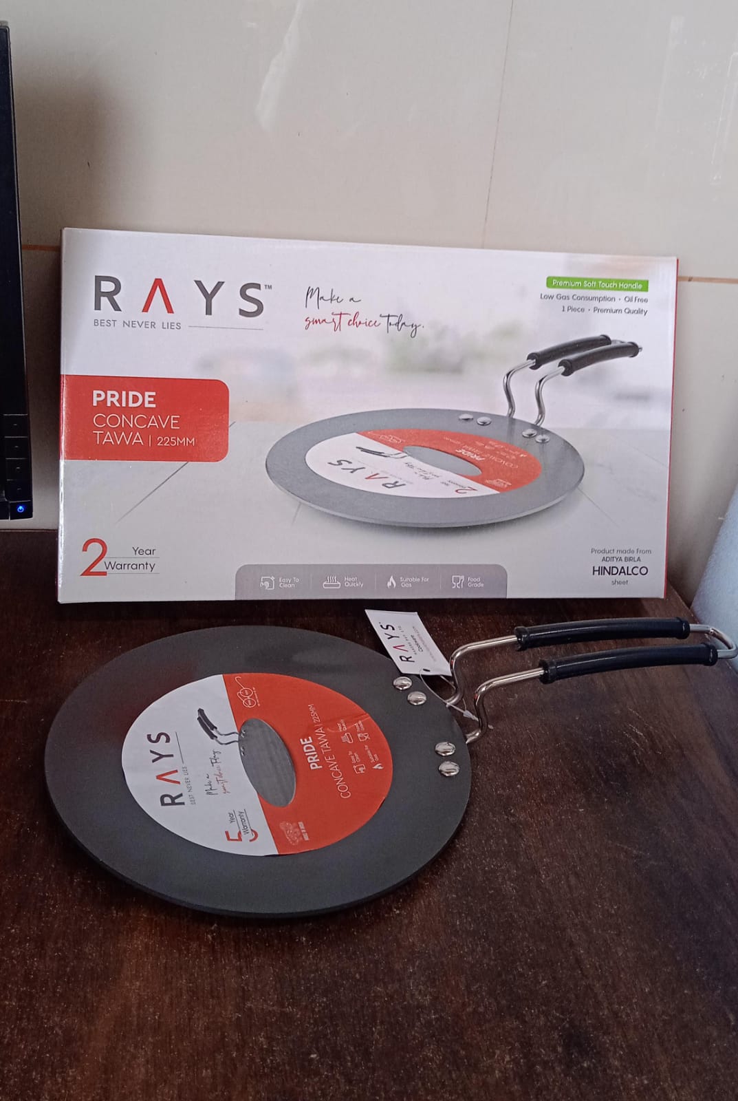 Multi Purpose Aluminium Rays Roti Tawa (9 Inch / 2-Year warranty, ISI Number :- 2347, BIS Number :- CM/L -7600164310 Multi Purpose Aluminium Rays Roti Tawa (9 Inch / 2-Year warranty, ISI Number :- 2347, BIS Number :- CM/L -7600164310
